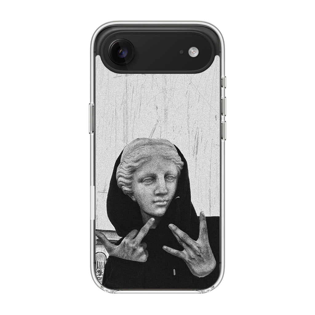 Greek Statue Wearing Hoodie iPhone Air Case