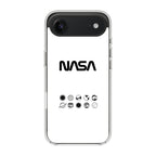 NASA Minimalist White iPhone Air Case