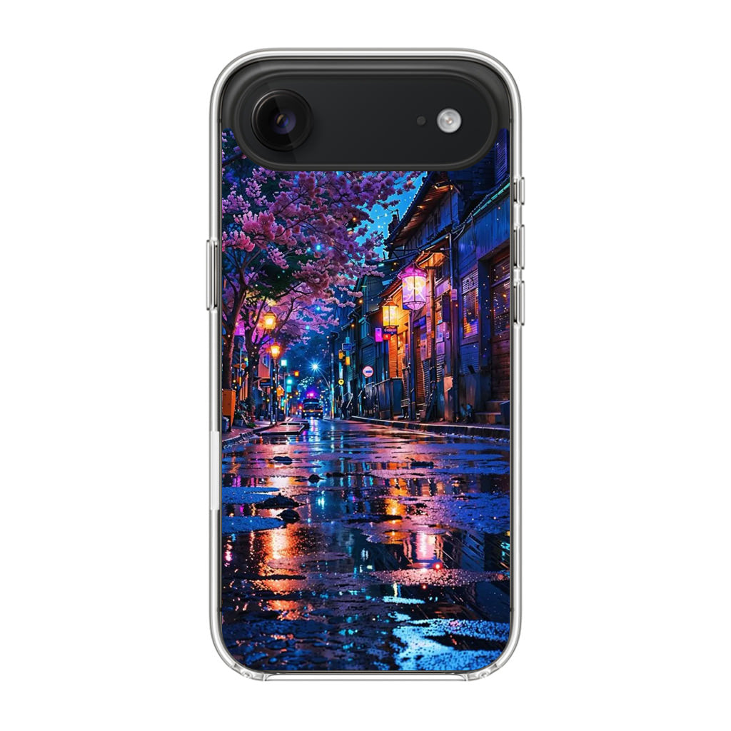 Midnight Sakura Glow iPhone Air Case