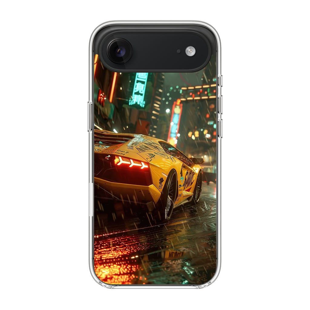 Night Drift Thunder Neon Streets iPhone Air Case
