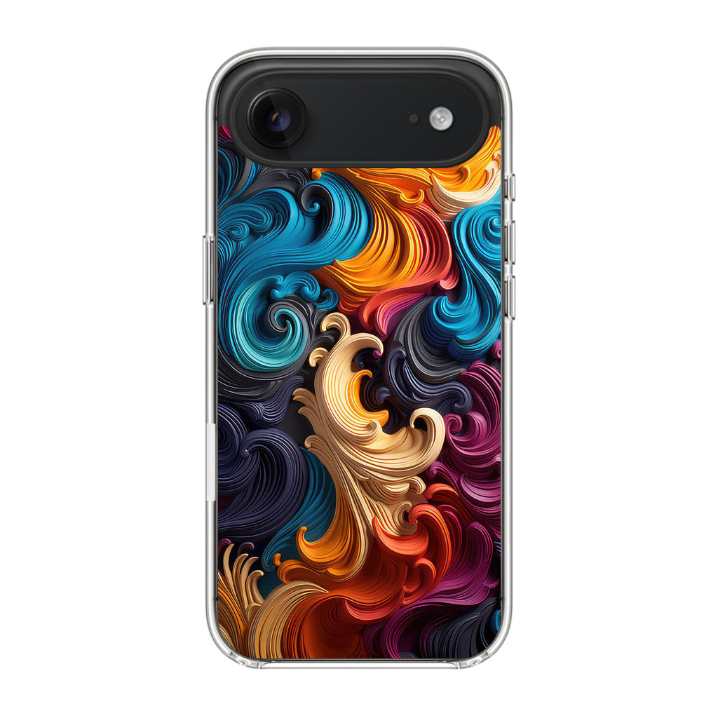 The Dance of Abstract Waves iPhone Air Case