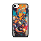 Charizard Inferno on Canvas iPhone SE 3rd Gen 2022 Case