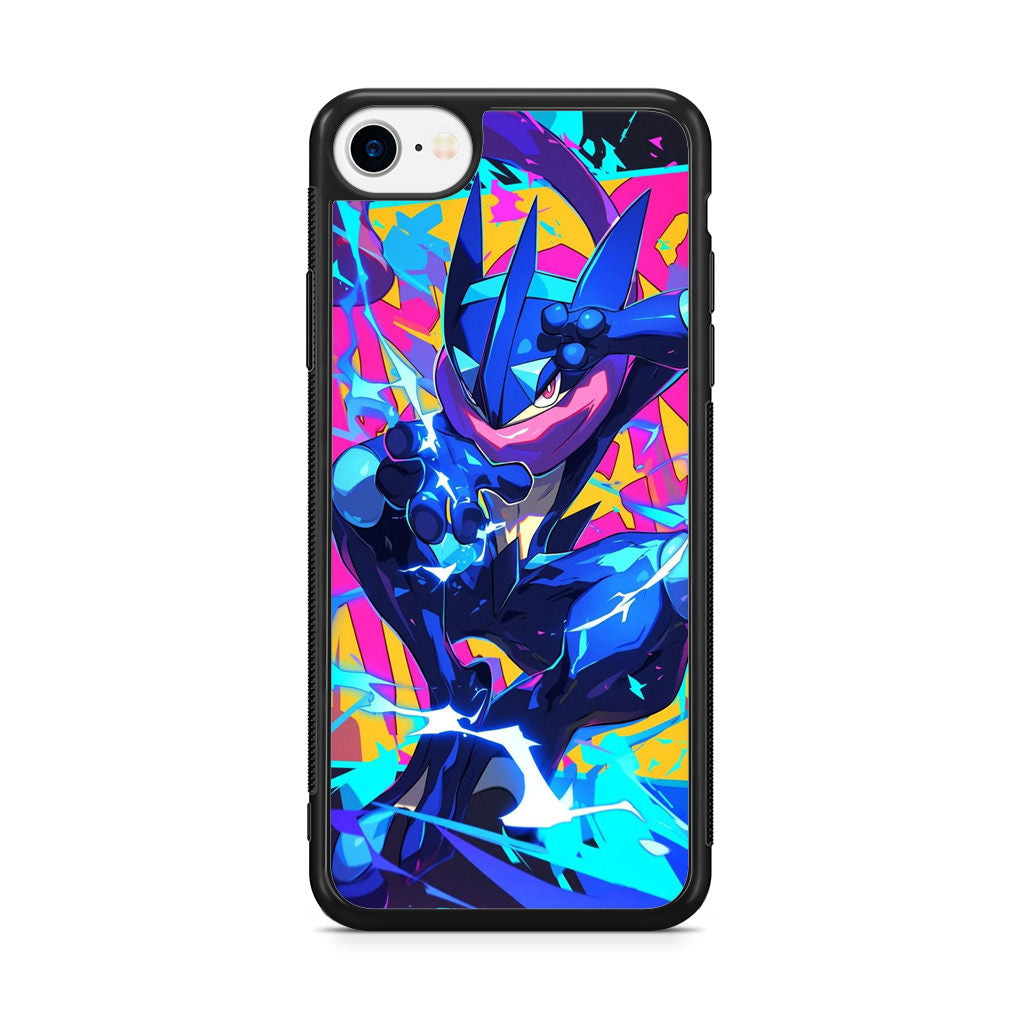Greninja Aqua Blast iPhone SE 3rd Gen 2022 Case