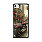 Motorcycle In Tokyo Streets iPhone SE 3rd Gen 2022 Case