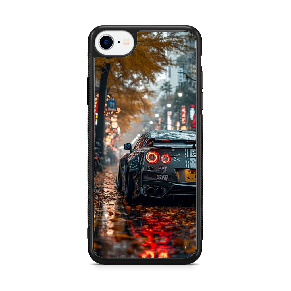 Neon Drift Autumn Streets iPhone SE 3rd Gen 2022 Case