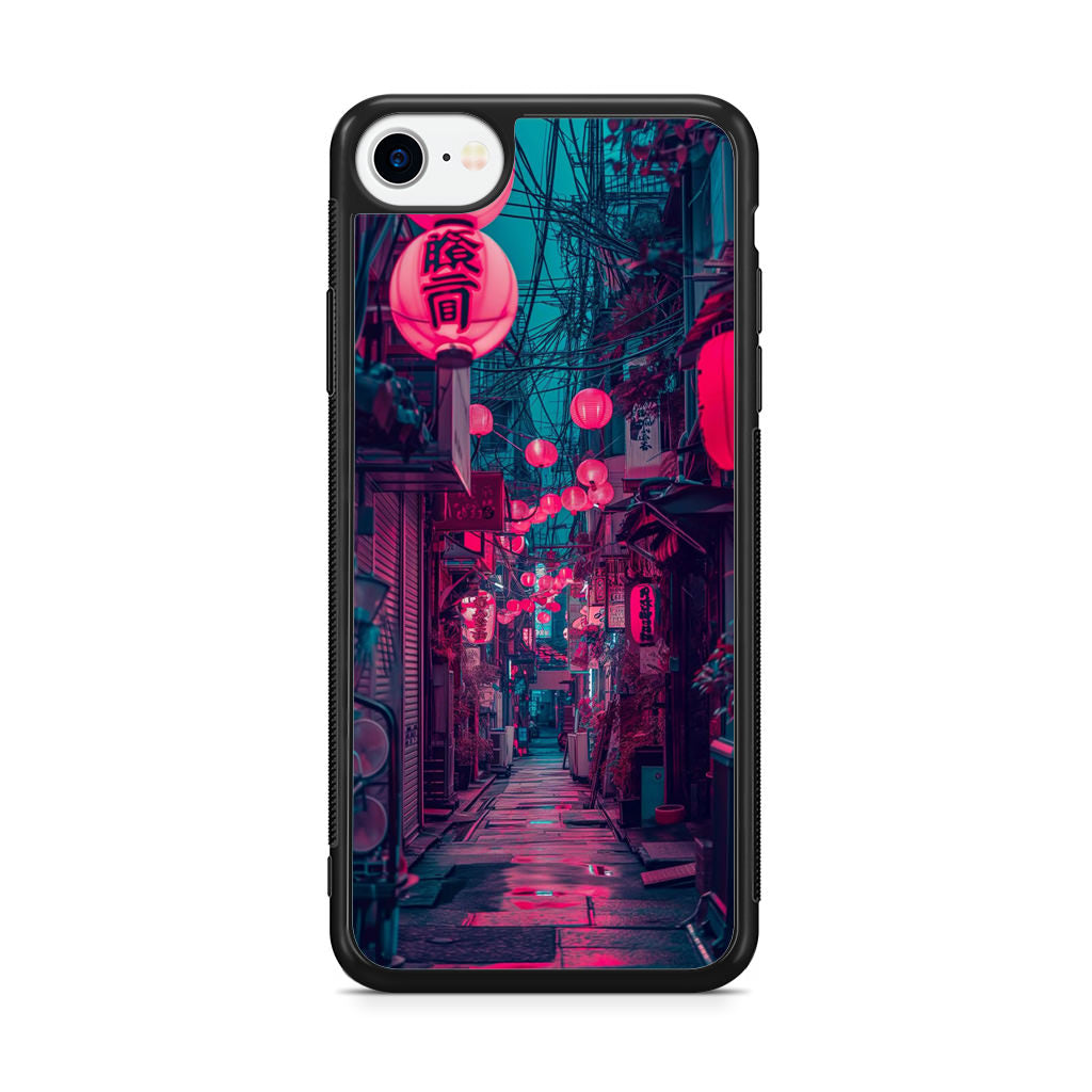 Neon Veins of the Night Market iPhone SE 3rd Gen 2022 Case