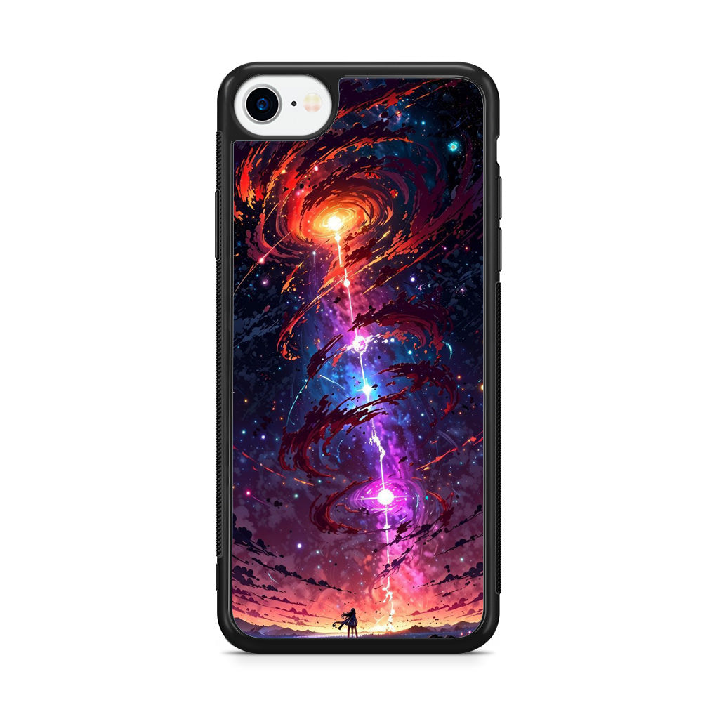 Stargazer at the Axis of Creation iPhone SE 3rd Gen 2022 Case