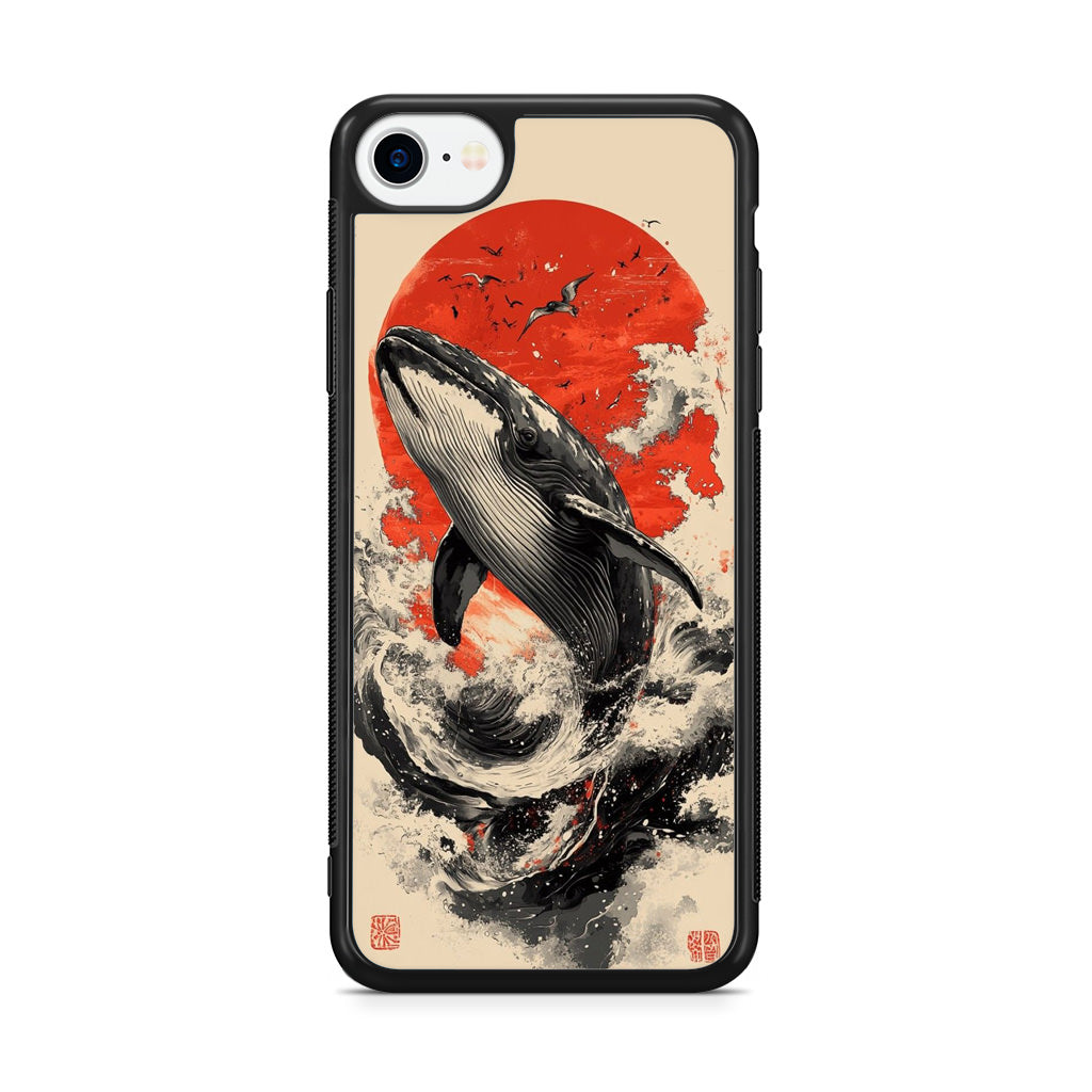 The Whale Rises iPhone SE 3rd Gen 2022 Case