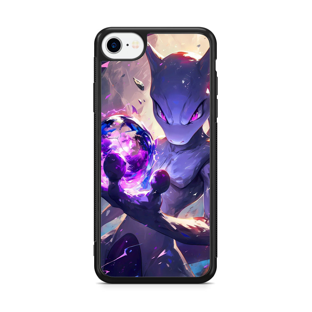 Unexpected Mewtwo iPhone SE 3rd Gen 2022 Case