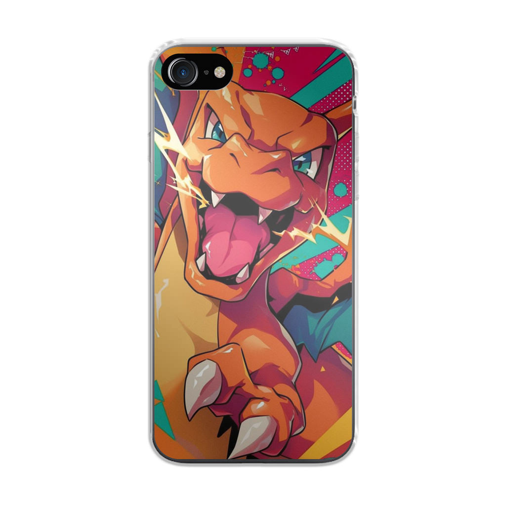 Blazing Fury Charizard iPhone SE 3rd Gen 2022 Case