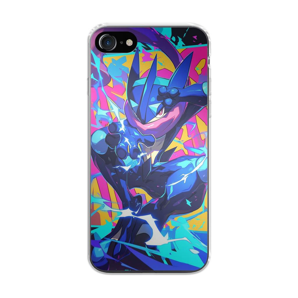 Greninja Aqua Blast iPhone SE 3rd Gen 2022 Case