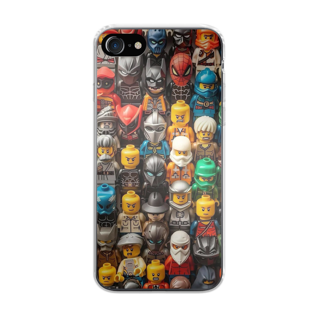 Mini Figures Heroes Assemble iPhone SE 3rd Gen 2022 Case
