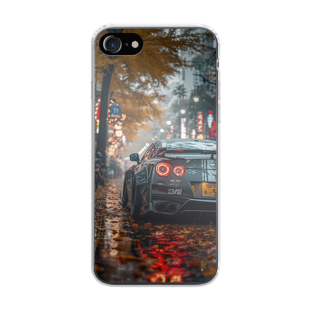 Neon Drift Autumn Streets iPhone SE 3rd Gen 2022 Case
