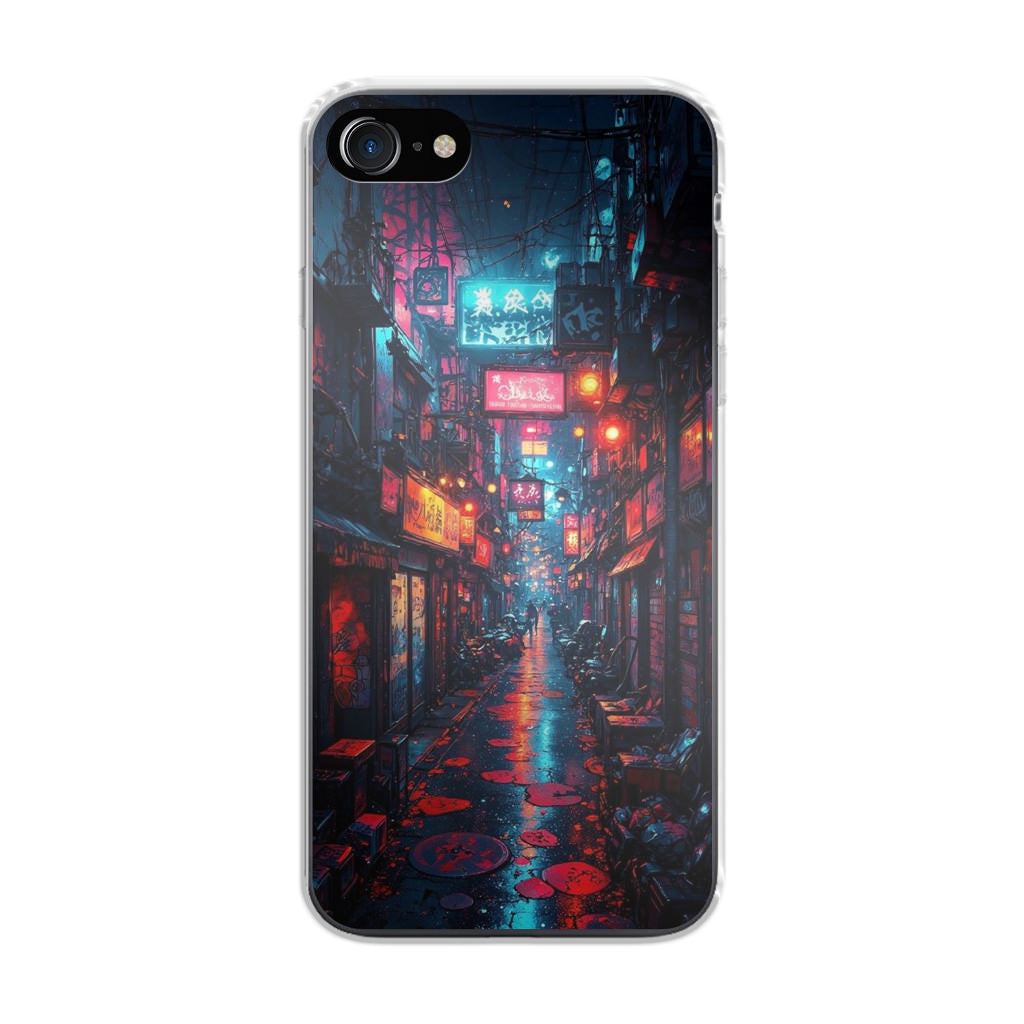 Neon Veins Of The Cyber City iPhone SE 3rd Gen 2022 Case