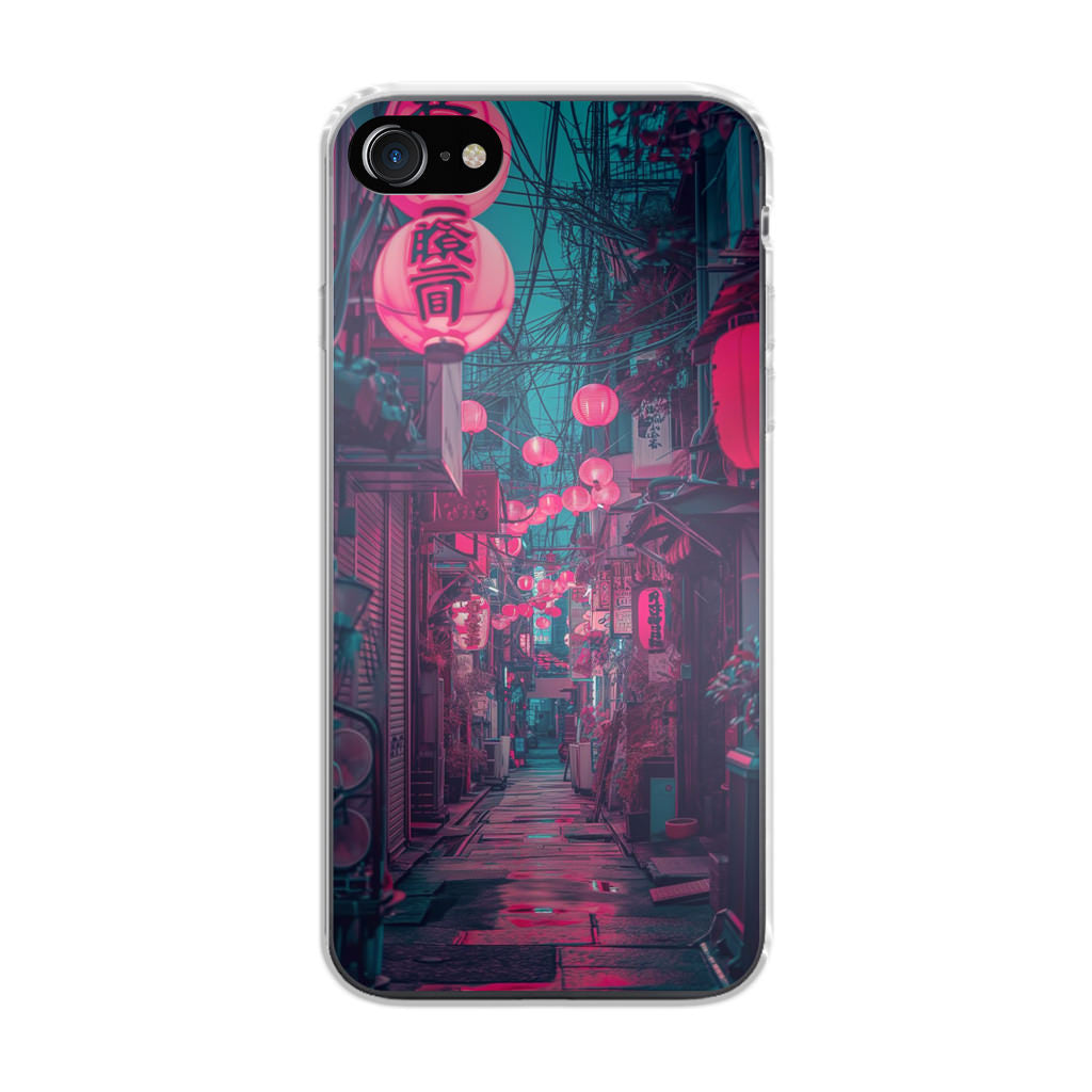 Neon Veins of the Night Market iPhone SE 3rd Gen 2022 Case