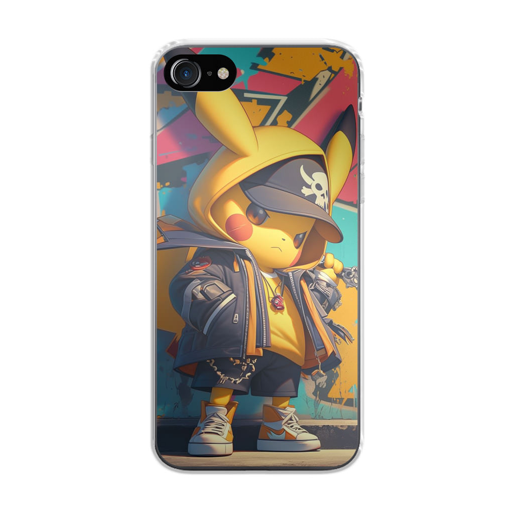 Pikachu Street Rebellion iPhone SE 3rd Gen 2022 Case
