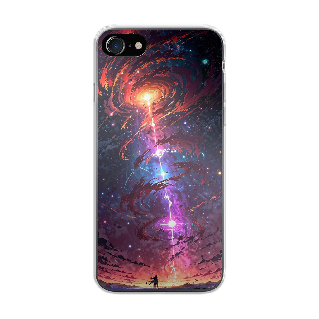 Stargazer at the Axis of Creation iPhone SE 3rd Gen 2022 Case