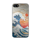The Great Wave Off Paper Art iPhone SE 3rd Gen 2022 Case