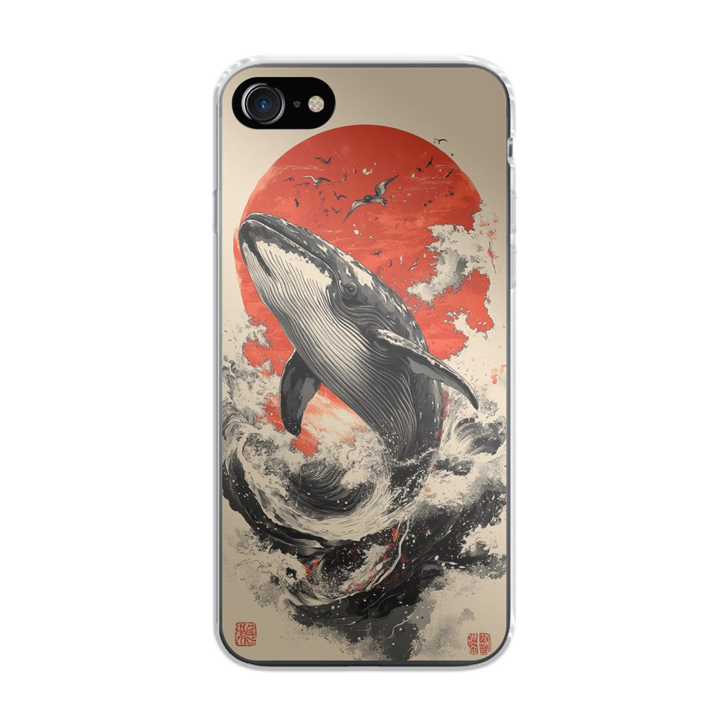 The Whale Rises iPhone SE 3rd Gen 2022 Case