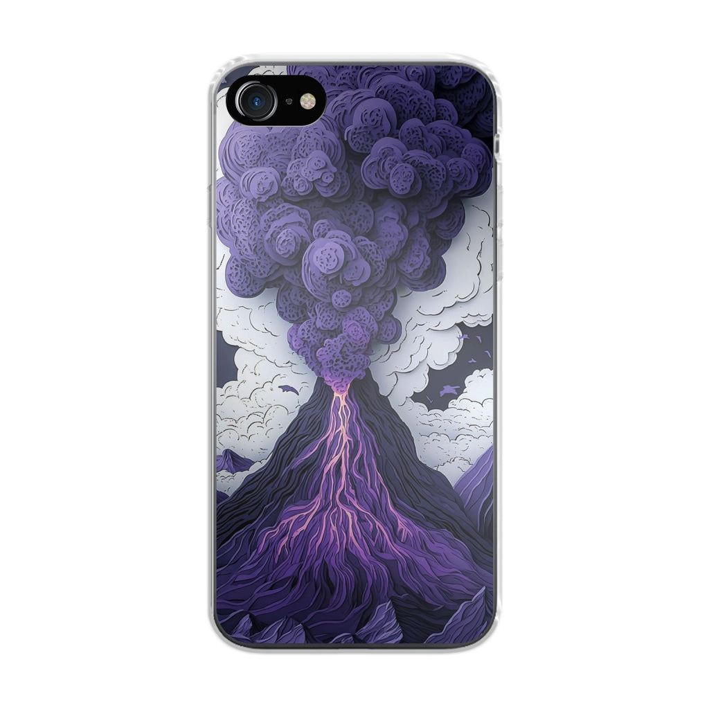 Violet Fury The Awakening Volcano iPhone SE 3rd Gen 2022 Case