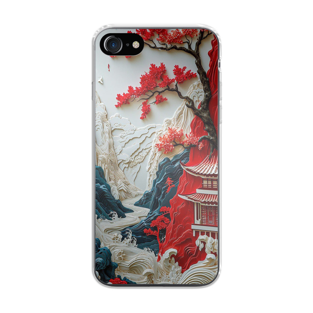 Whispers of the Crimson Zen iPhone SE 3rd Gen 2022 Case
