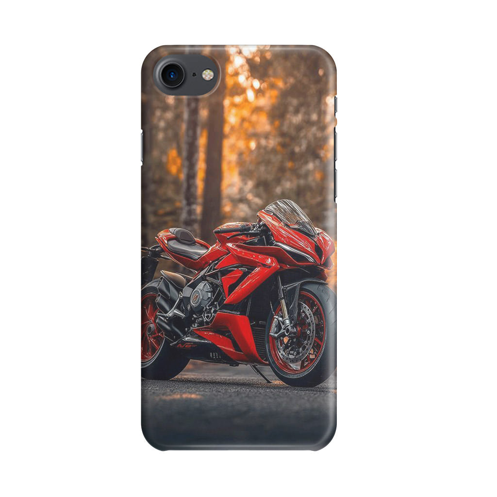 Crimson Velocity in Autumn Flame iPhone SE 3rd Gen 2022 Case
