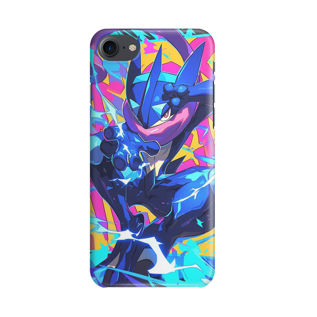 Greninja Aqua Blast iPhone SE 3rd Gen 2022 Case