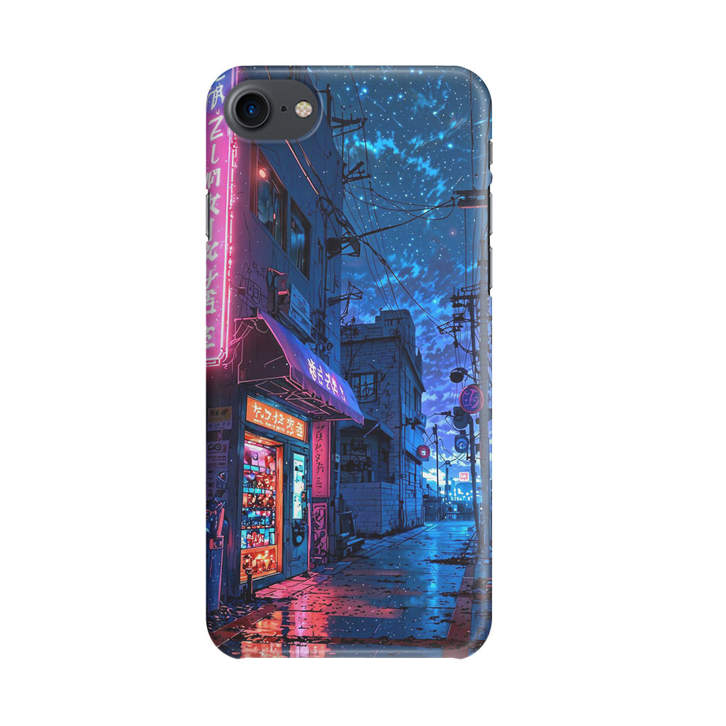 Japan Neon Reverie iPhone SE 3rd Gen 2022 Case