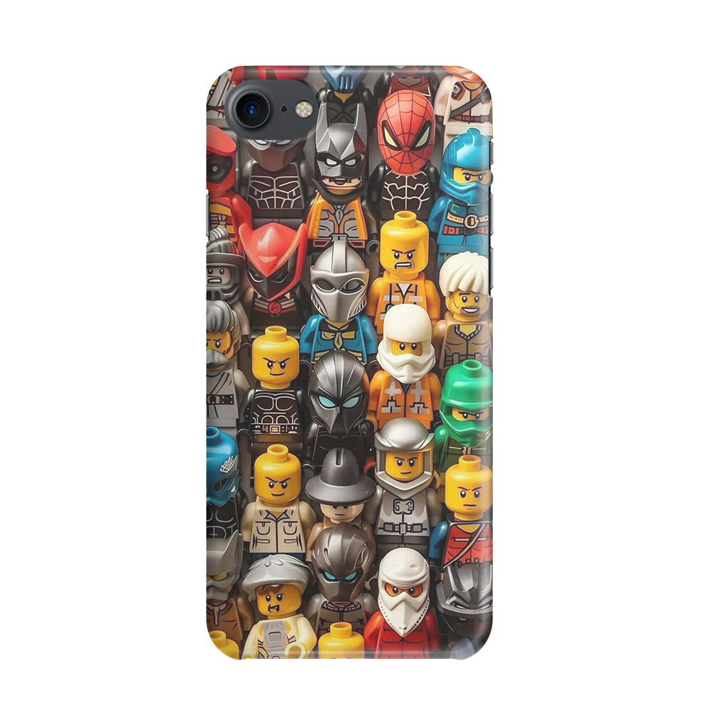 Mini Figures Heroes Assemble iPhone SE 3rd Gen 2022 Case