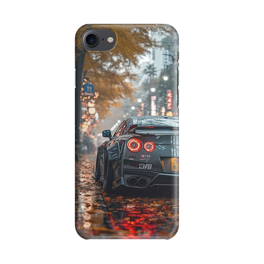Neon Drift Autumn Streets iPhone SE 3rd Gen 2022 Case