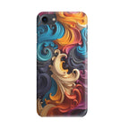 The Dance of Abstract Waves iPhone SE 3rd Gen 2022 Case
