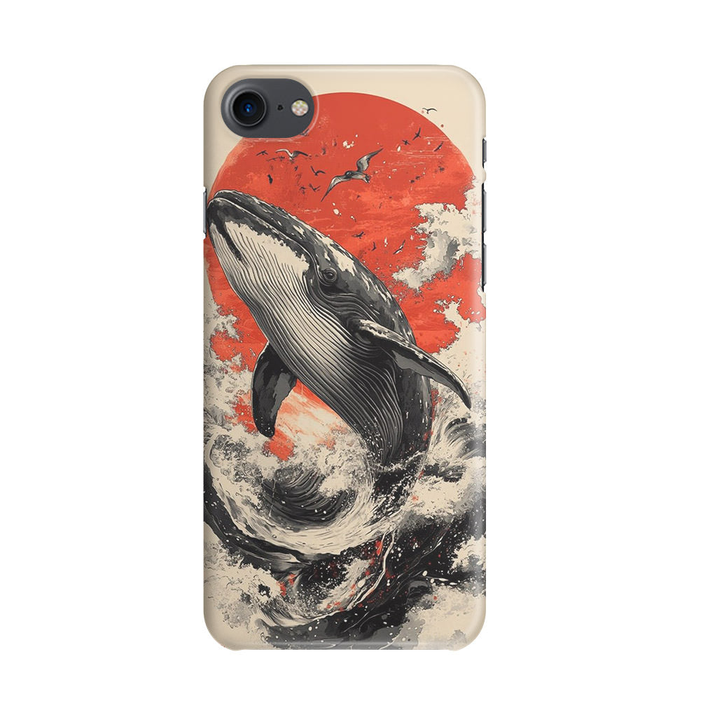The Whale Rises iPhone SE 3rd Gen 2022 Case