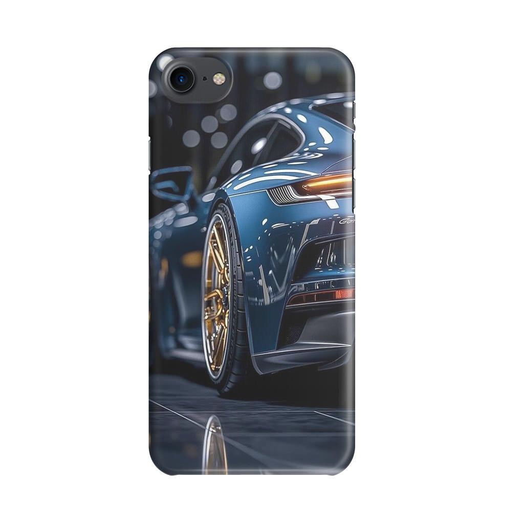 Velvet Thunder Elegance on Wheels iPhone SE 3rd Gen 2022 Case
