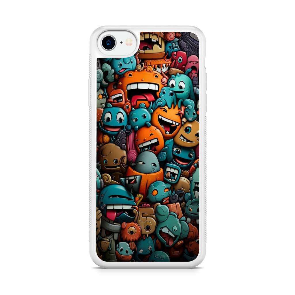 Chaos Chuckles Invasion iPhone SE 3rd Gen 2022 Case