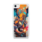 Charizard Inferno on Canvas iPhone SE 3rd Gen 2022 Case