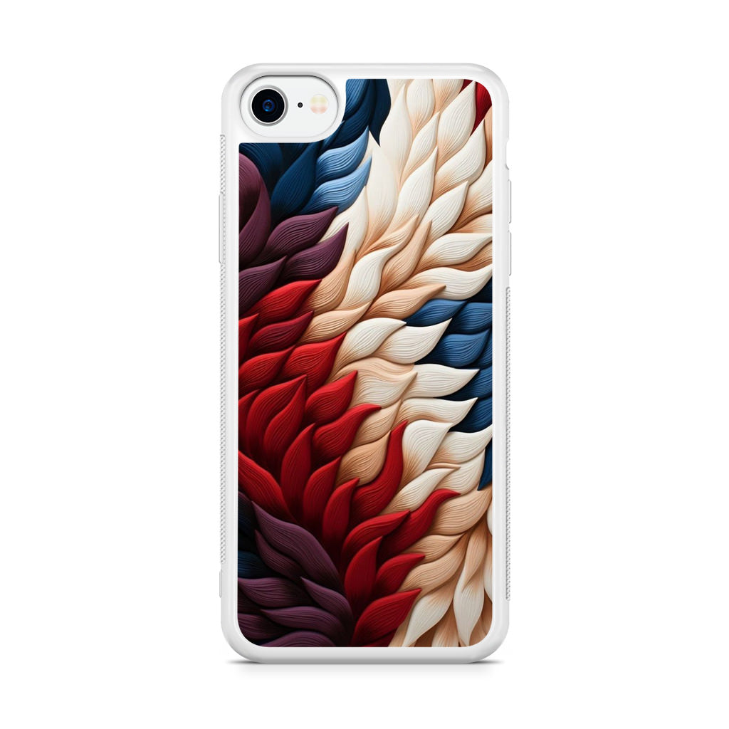 Colorful Feathers Art iPhone SE 3rd Gen 2022 Case