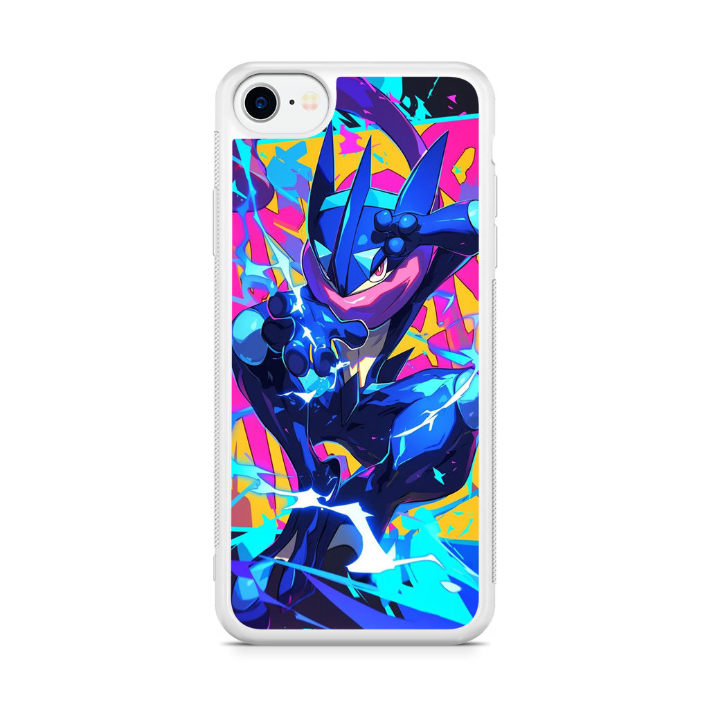 Greninja Aqua Blast iPhone SE 3rd Gen 2022 Case