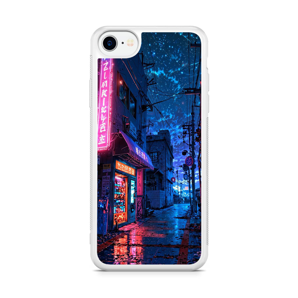 Japan Neon Reverie iPhone SE 3rd Gen 2022 Case