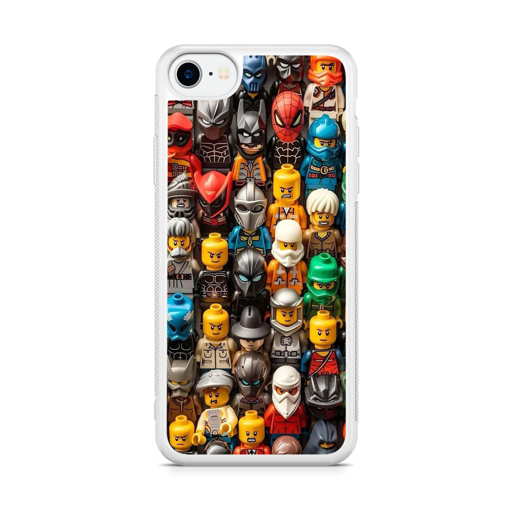 Mini Figures Heroes Assemble iPhone SE 3rd Gen 2022 Case