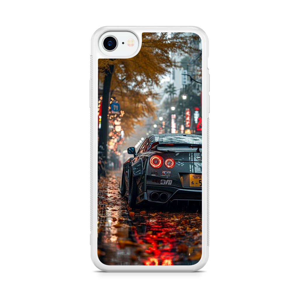 Neon Drift Autumn Streets iPhone SE 3rd Gen 2022 Case
