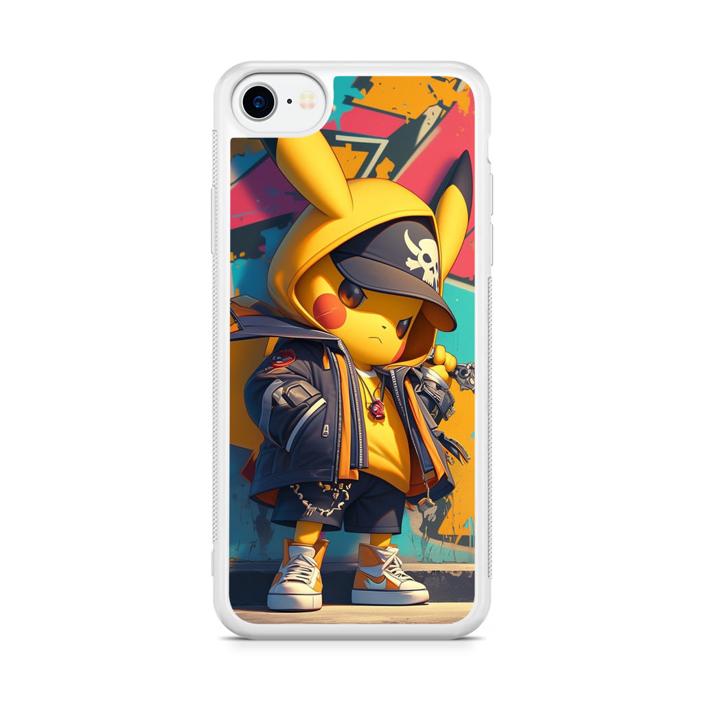 Pikachu Street Rebellion iPhone SE 3rd Gen 2022 Case