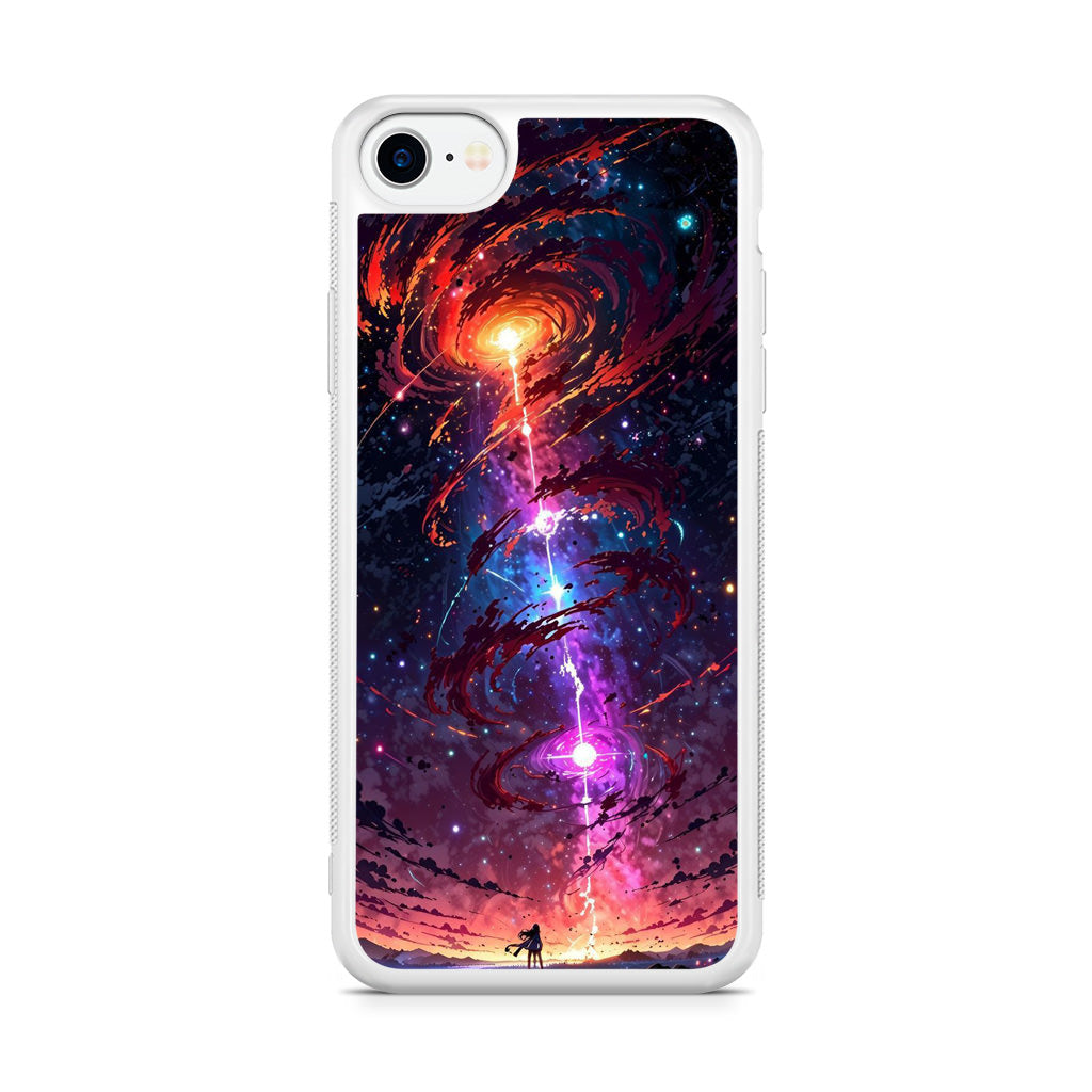 Stargazer at the Axis of Creation iPhone SE 3rd Gen 2022 Case