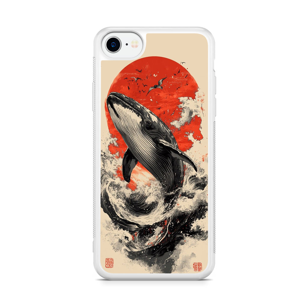 The Whale Rises iPhone SE 3rd Gen 2022 Case