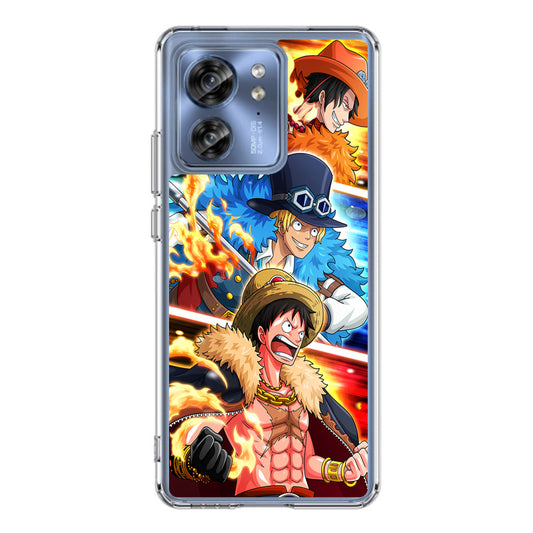 Ace Sabo Luffy Motorola Edge 2023 Case