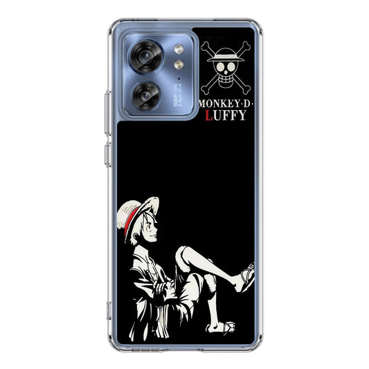 Monkey D Luffy Black And White Motorola Edge 2023 Case