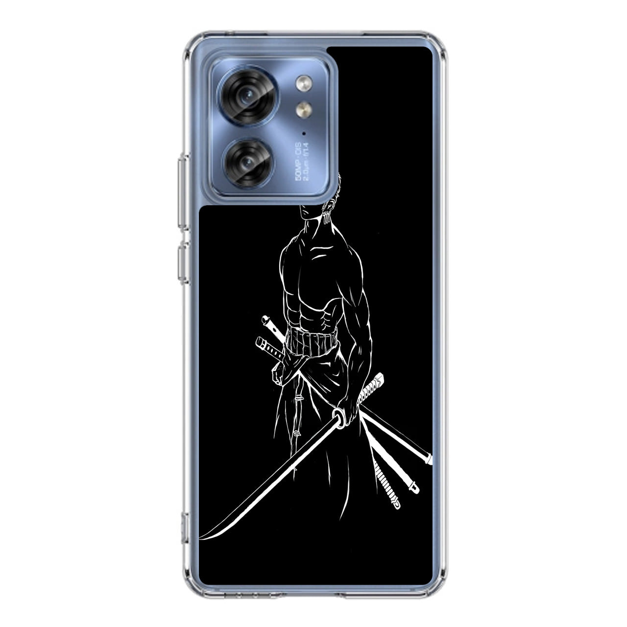 Roronoa Zoro Outlines Motorola Edge 2023 Case