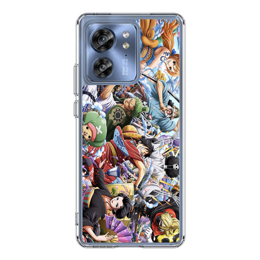 Straw Hat Pirates Arc Wano Motorola Edge 2023 Case