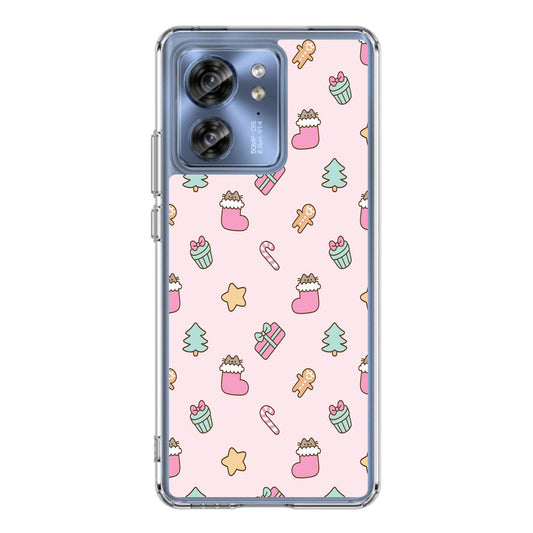 About Chrismas Pattern Motorola Edge 2023 Case