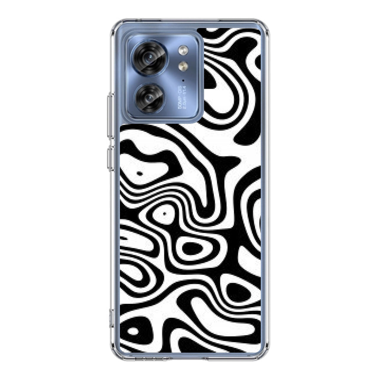 Abstract Black and White Background Motorola Edge 2023 Case