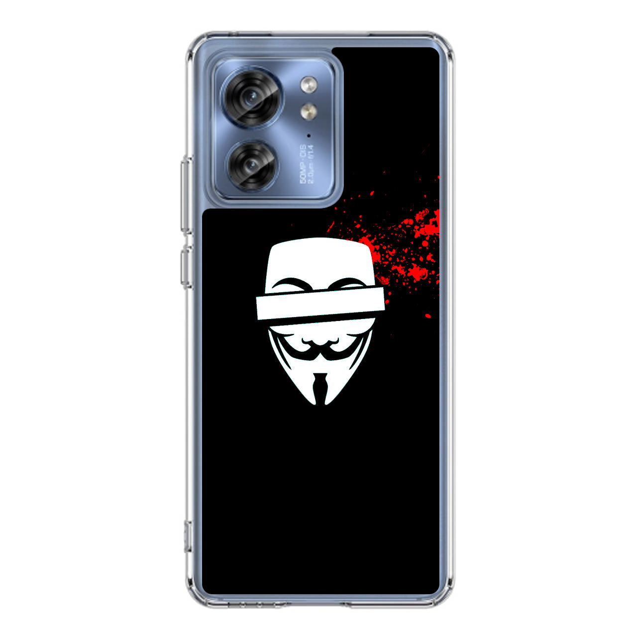 Anonymous Blood Splashes Motorola Edge 2023 Case